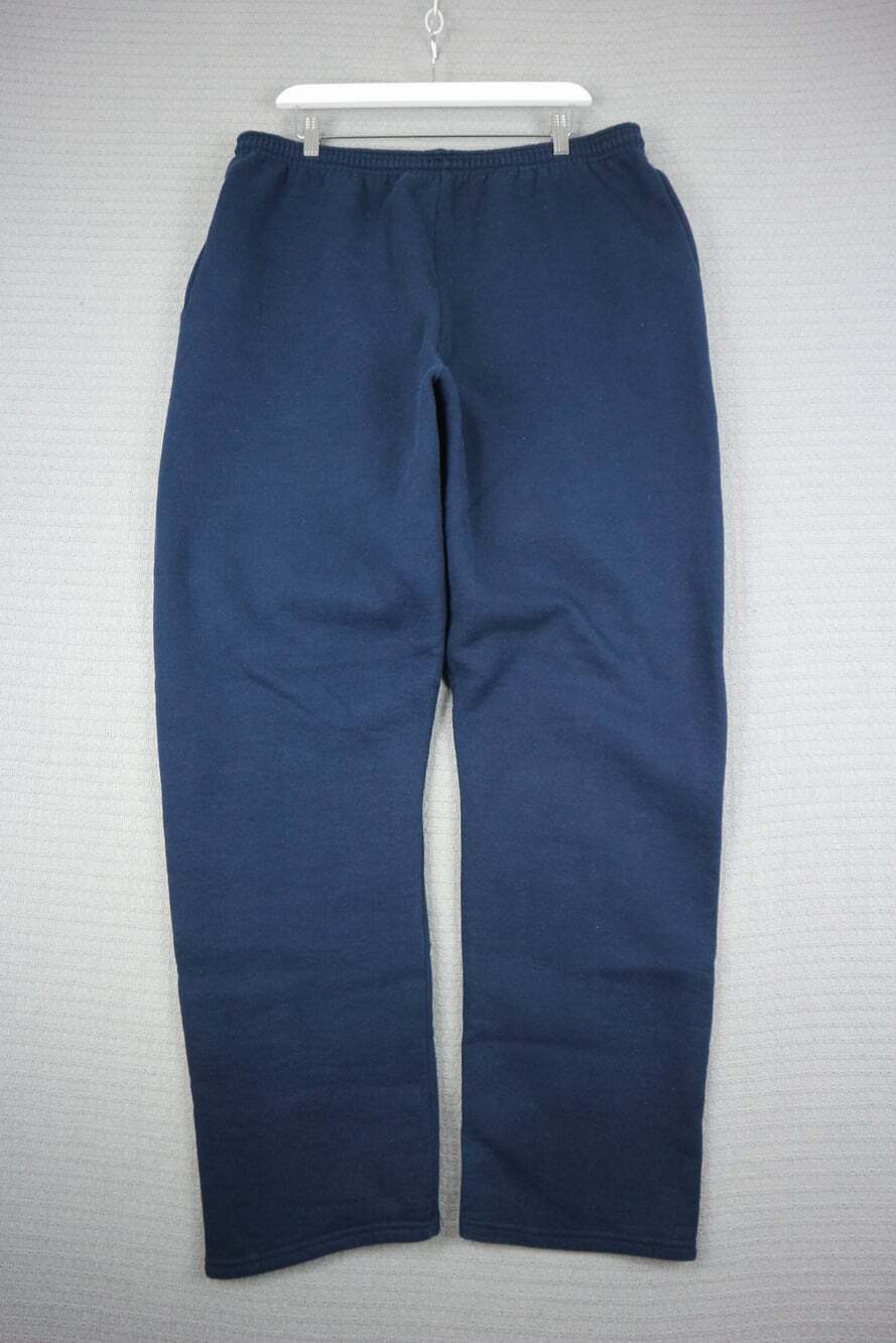 Russell Athletic Thick Navy Cotton Straight Cut Sweat Pants XXL Vintage